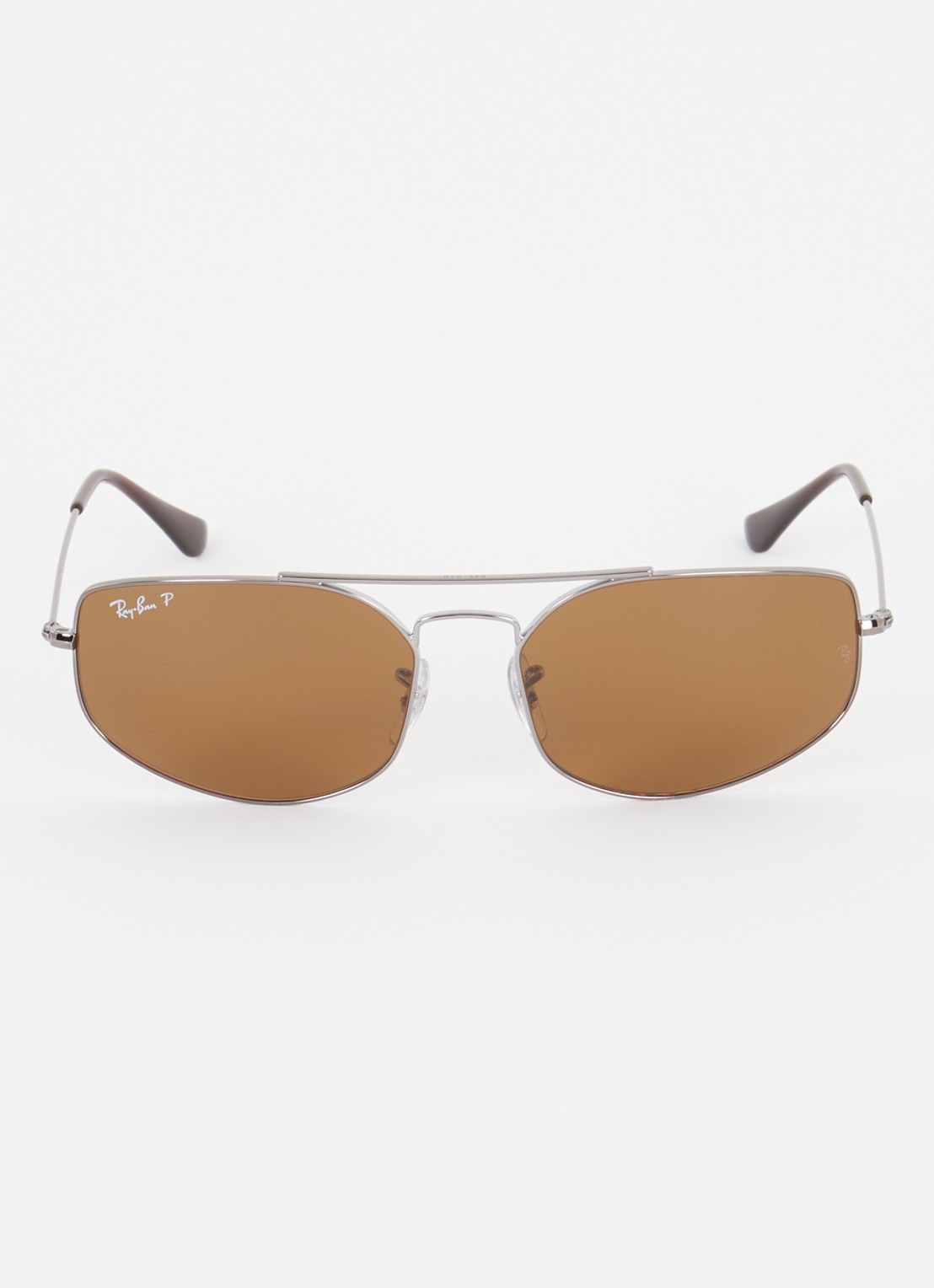 Ray-Ban Explorer 5 zonnebril gepolariseerd RB3845 - detail antraciet