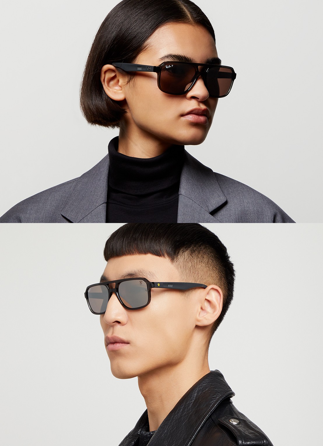 Ray-Ban Ferrari zonnebril RB4414M - voorkant 5 antraciet