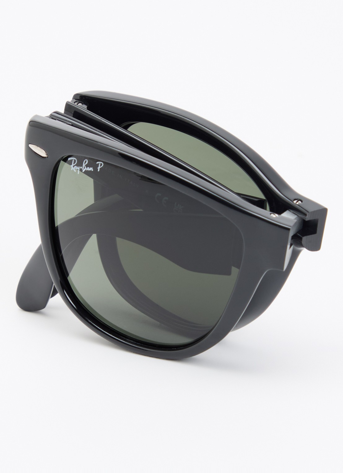 Ray-Ban Folding Classic wayfarer zonnebril RB4105  - detail 5 zwart