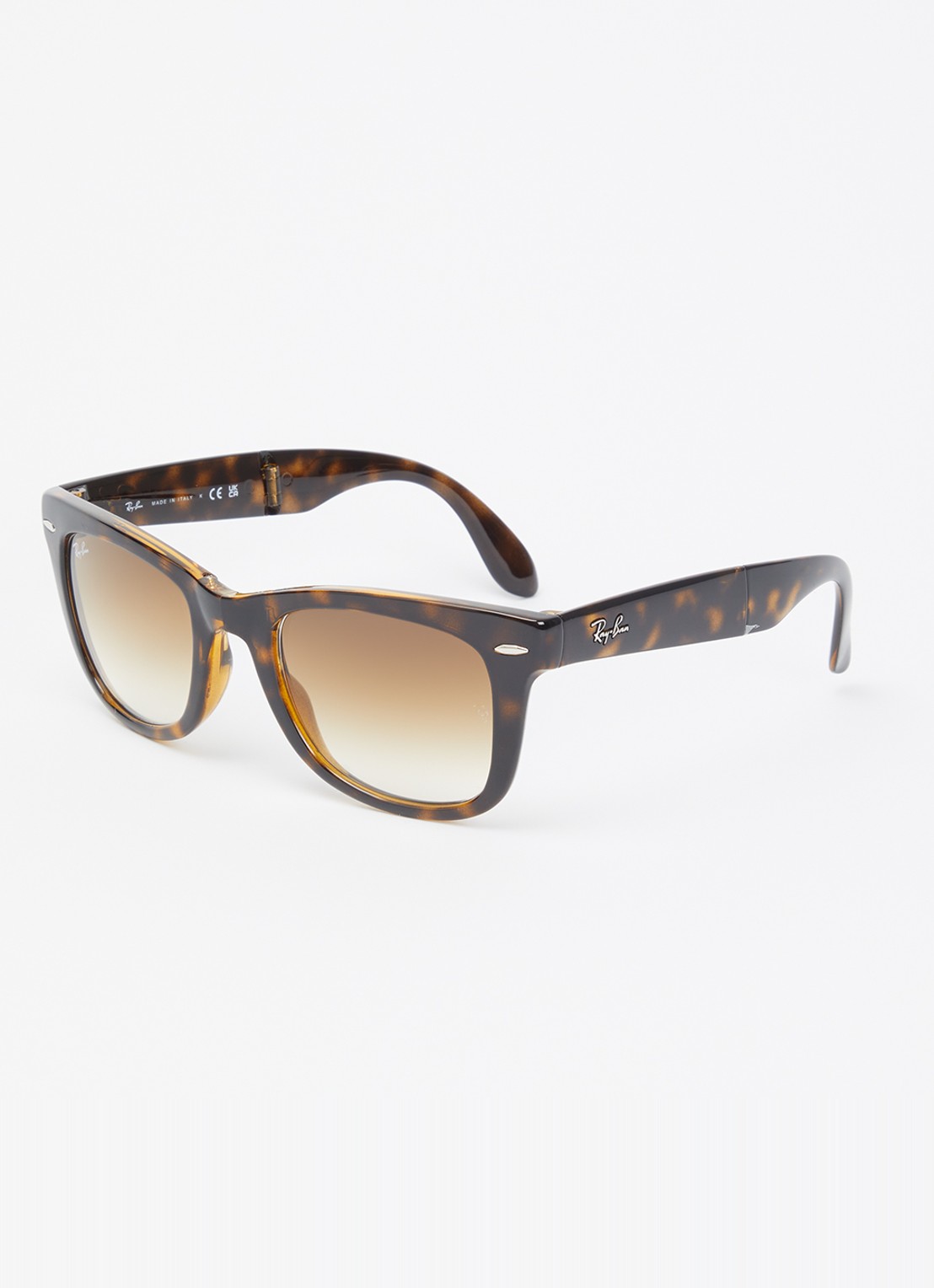 Ray-Ban Folding Wayfarer zonnebril RB4105 - voorkant zwart