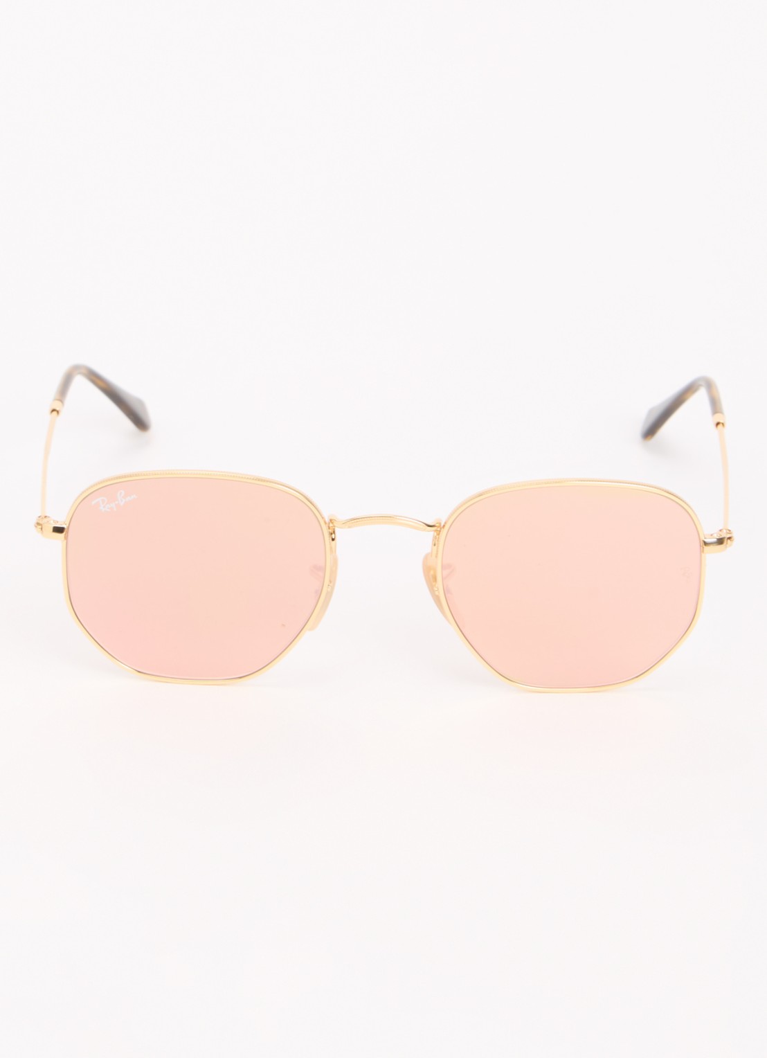 Ray-Ban Hexagonal Flat Lenses zonnebril RB3548N - detail 2 goud