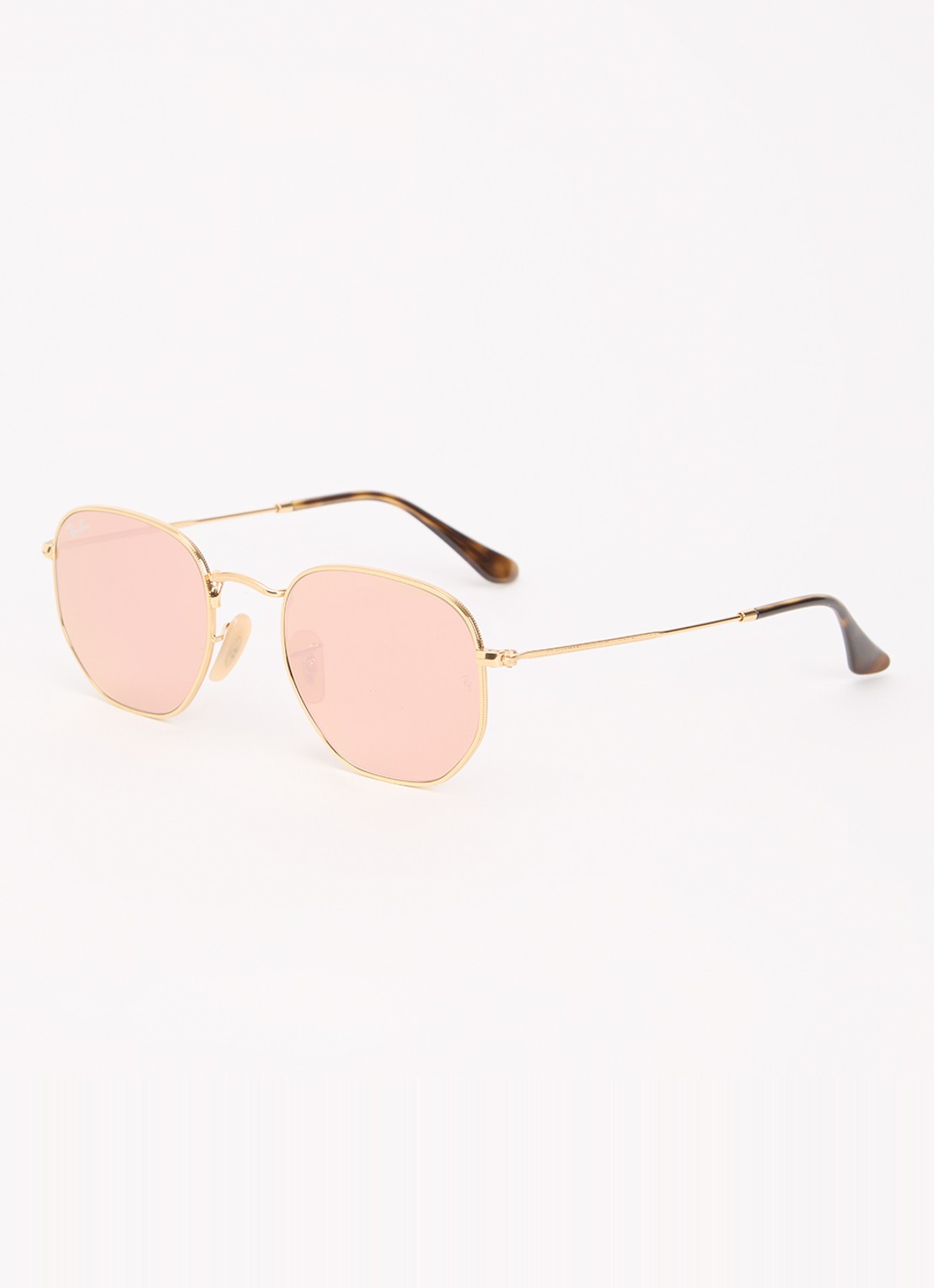 Ray-Ban Hexagonal Flat Lenses zonnebril RB3548N - voorkant goud