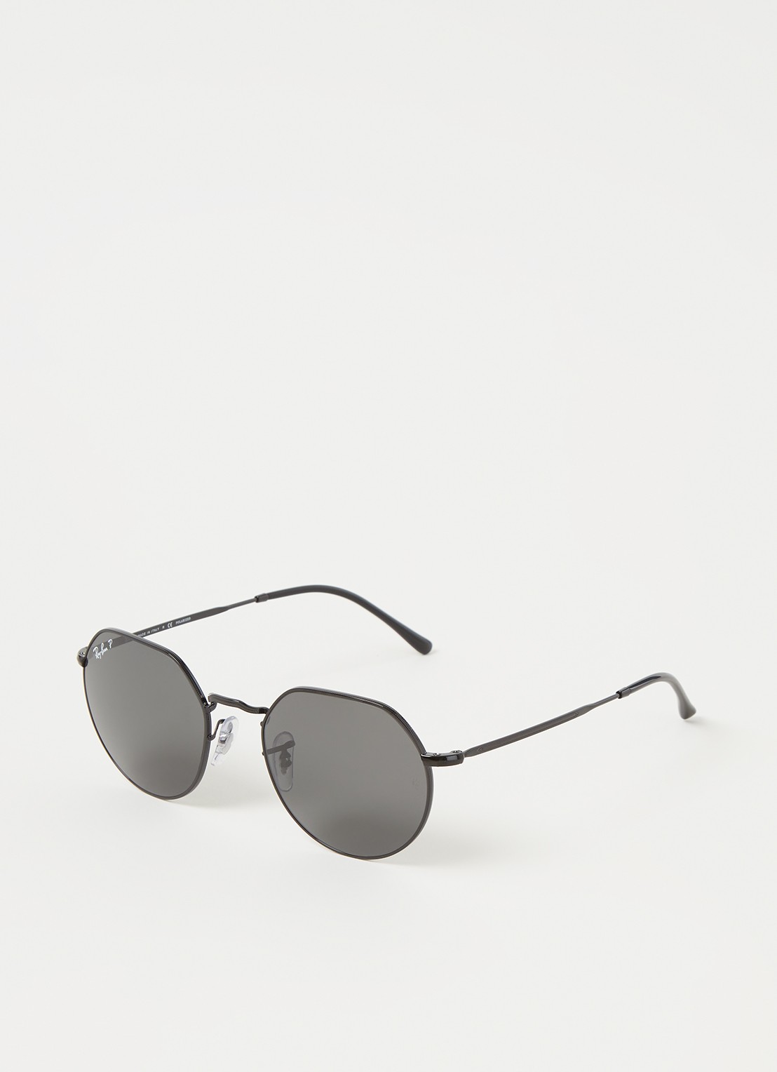 Ray-Ban Jack zonnebril gepolariseerd RB3565 - voorkant 3 zwart