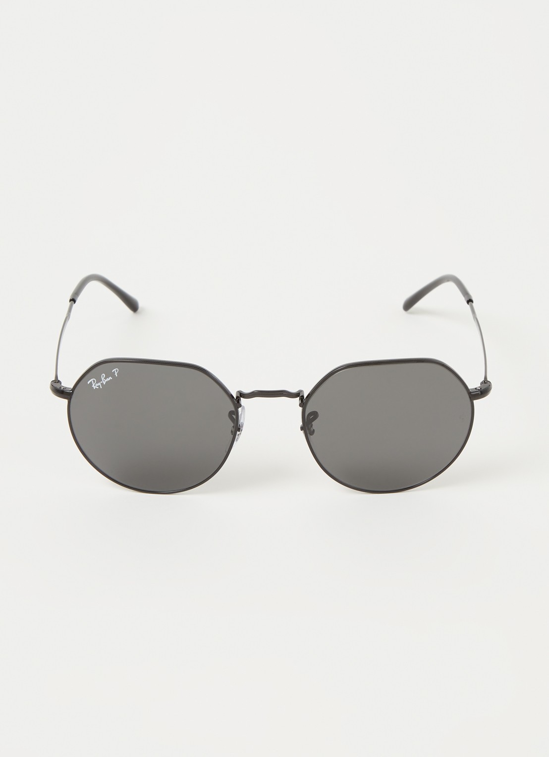 Ray-Ban Jack zonnebril gepolariseerd RB3565 - voorkant 4 zwart