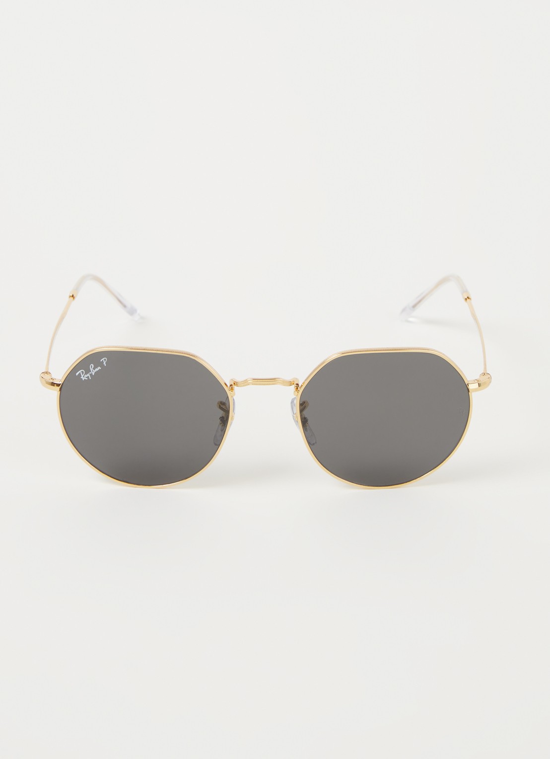 Ray-Ban Jack zonnebril gepolariseerd RB3565 - voorkant 2 goud