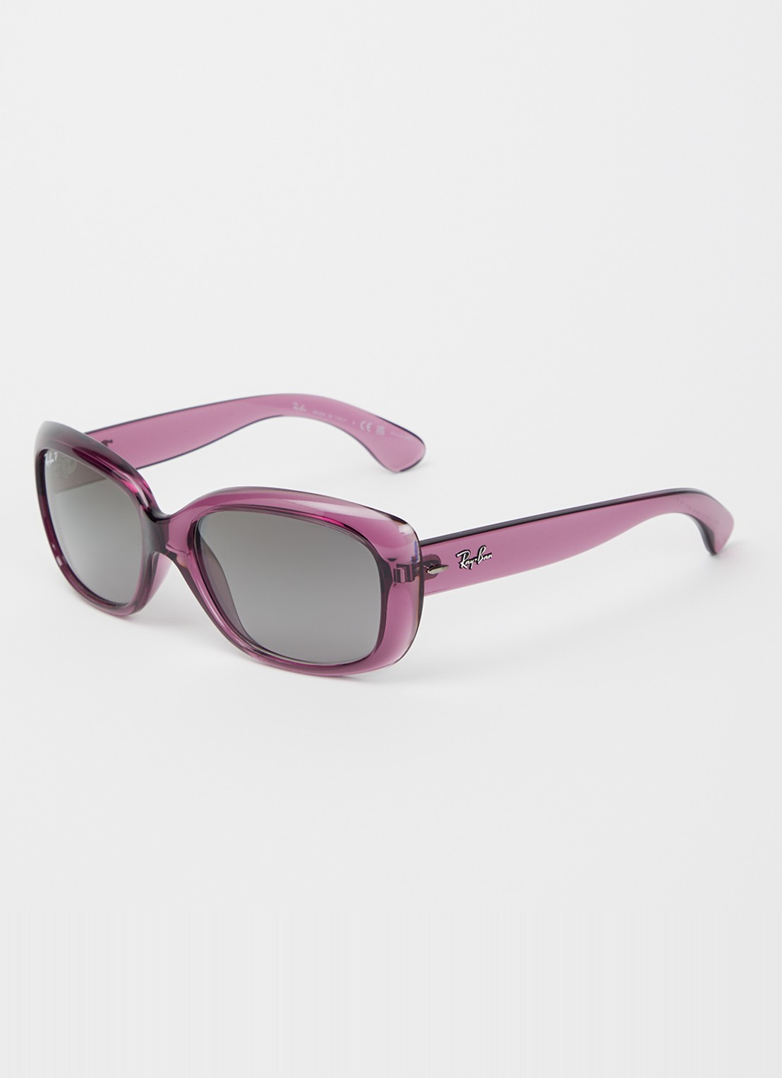 Ray-Ban Jackie zonnebril RB4101 gepolariseerd - voorkant violet