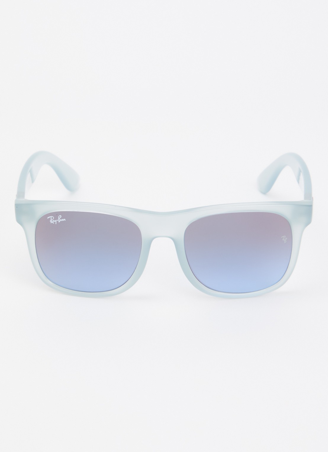 Ray-Ban Junior Justin zonnebril RJ9069S - detail lichtblauw