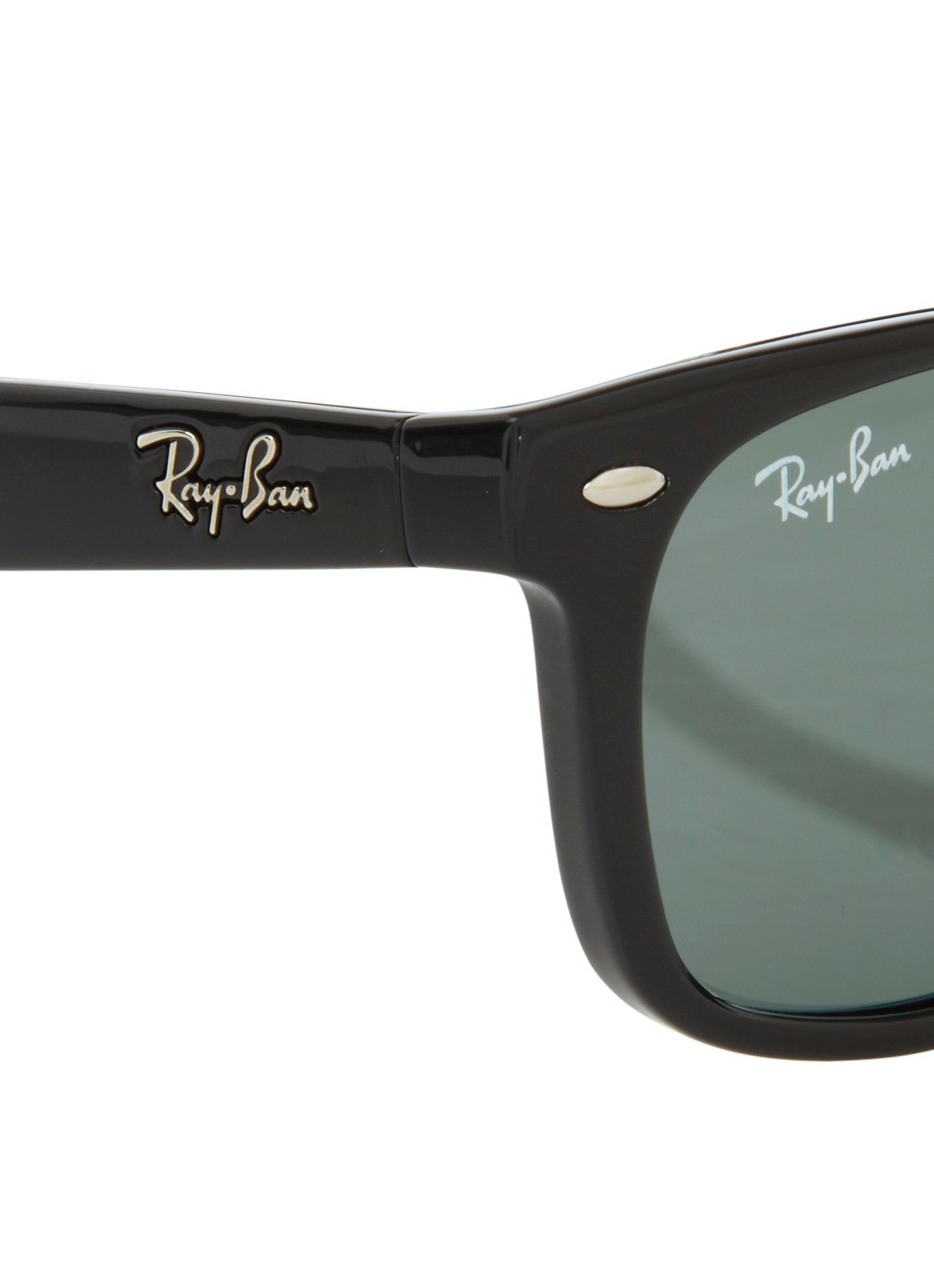Ray-Ban Junior unisex zonnebril RJ9052S  - detail zwart