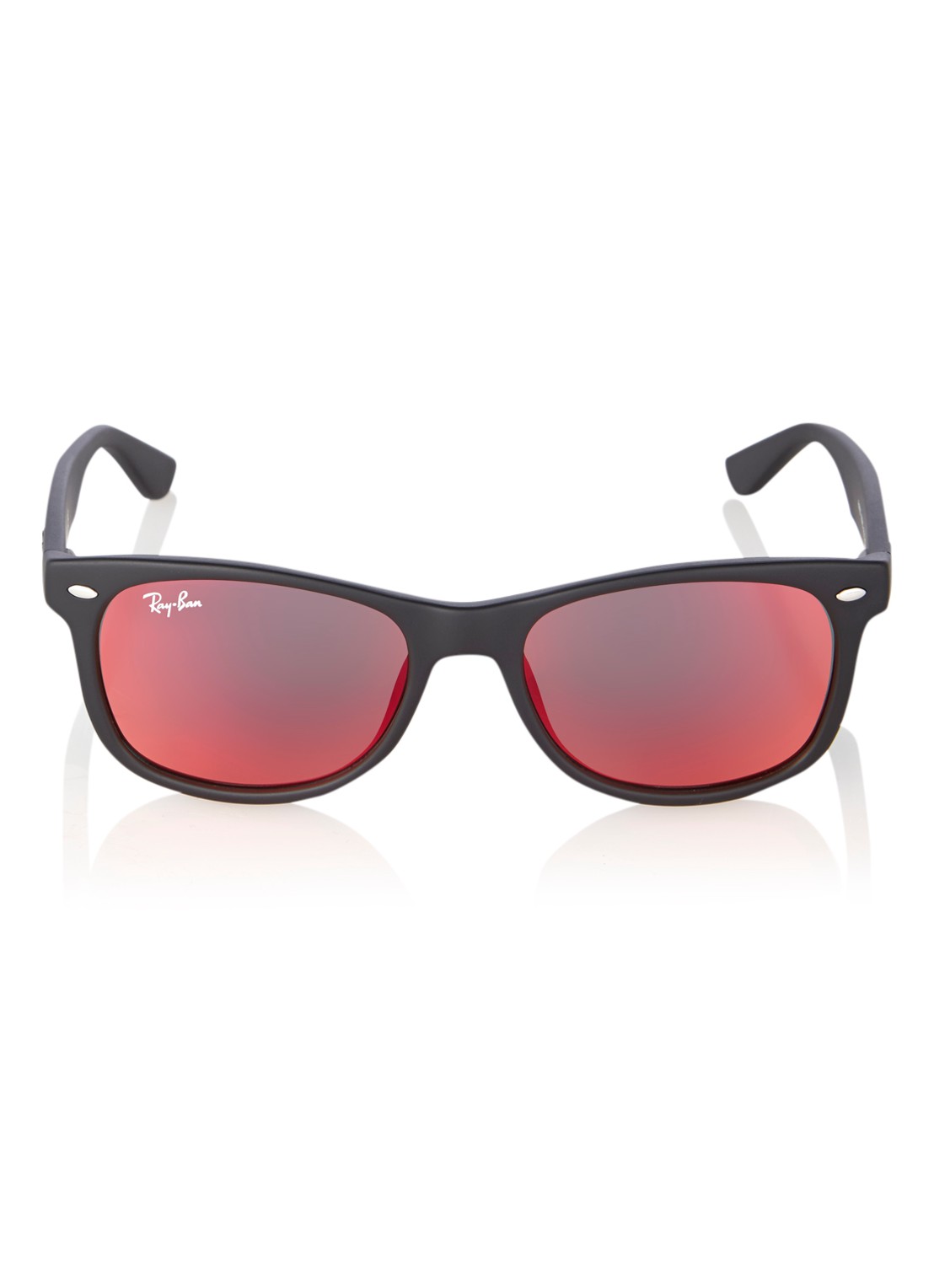 Ray-Ban Junior zonnebril Wayfarer RJ9052S - voorkant 2 zwart