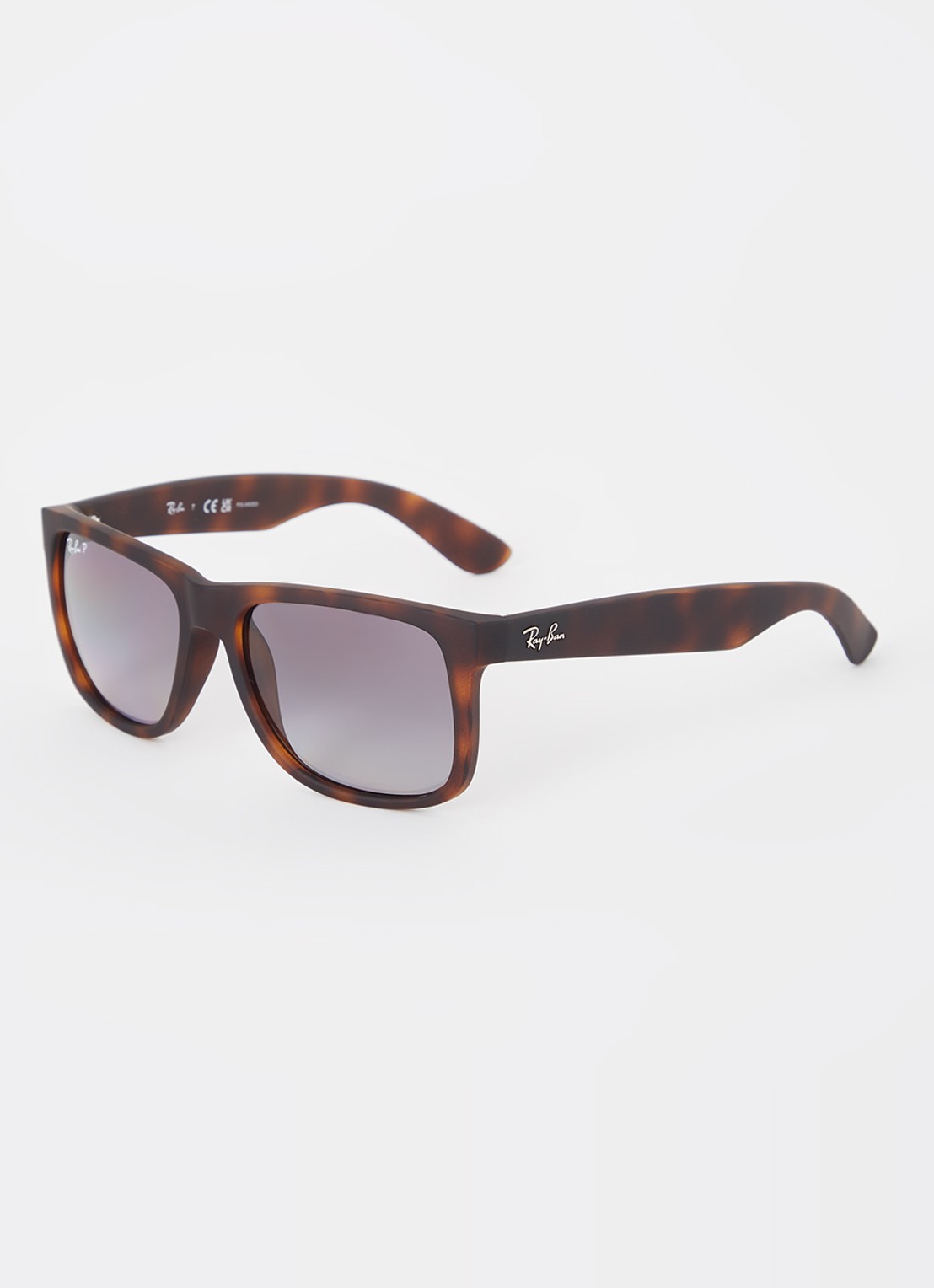 Ray-Ban Justin zonnebril gepolariseerd RB4165 - voorkant donkerbruin
