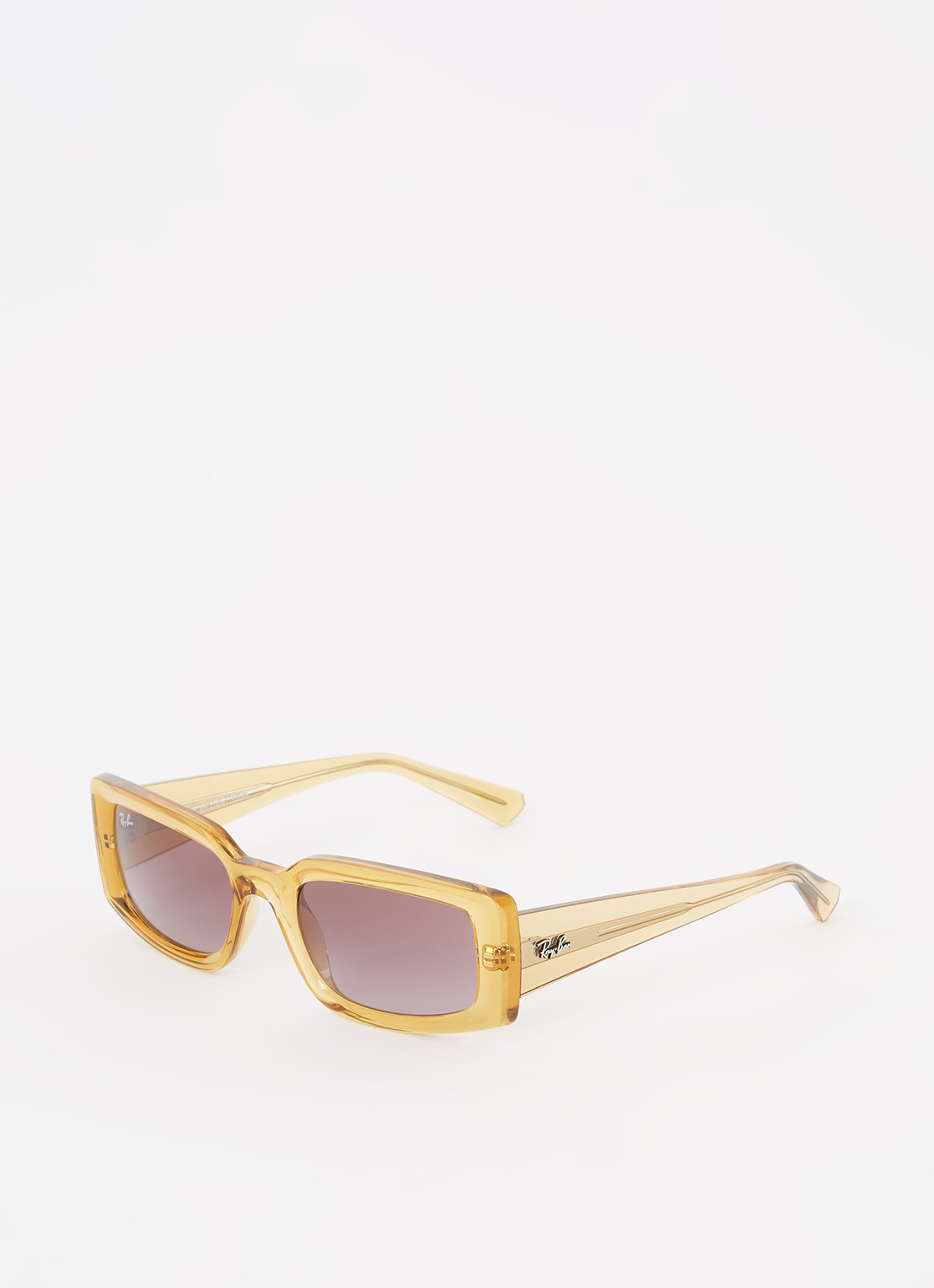 Ray-Ban Kiliane zonnebril RB4395  - voorkant okergeel