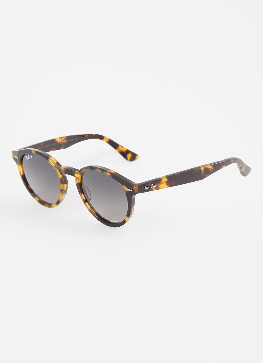 Ray-Ban Larry zonnebril gepolariseerd RB7680S  - voorkant 4 donkerbruin