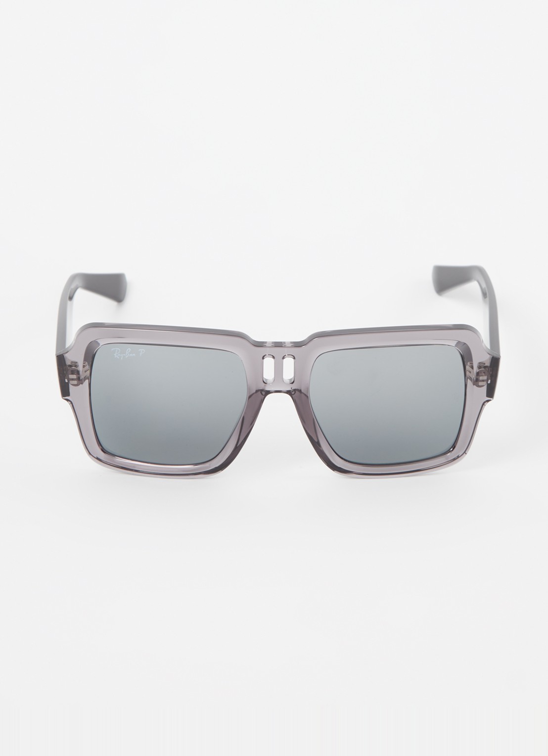 Ray-Ban Magellan zonnebril gepolariseerd RB4408  - detail grijs