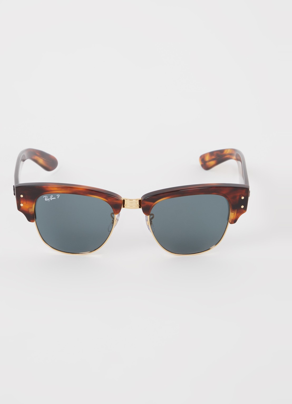 Ray-Ban Mega Clubmaster zonnebril gepolariseerd RB0316S - detail 2 bruin