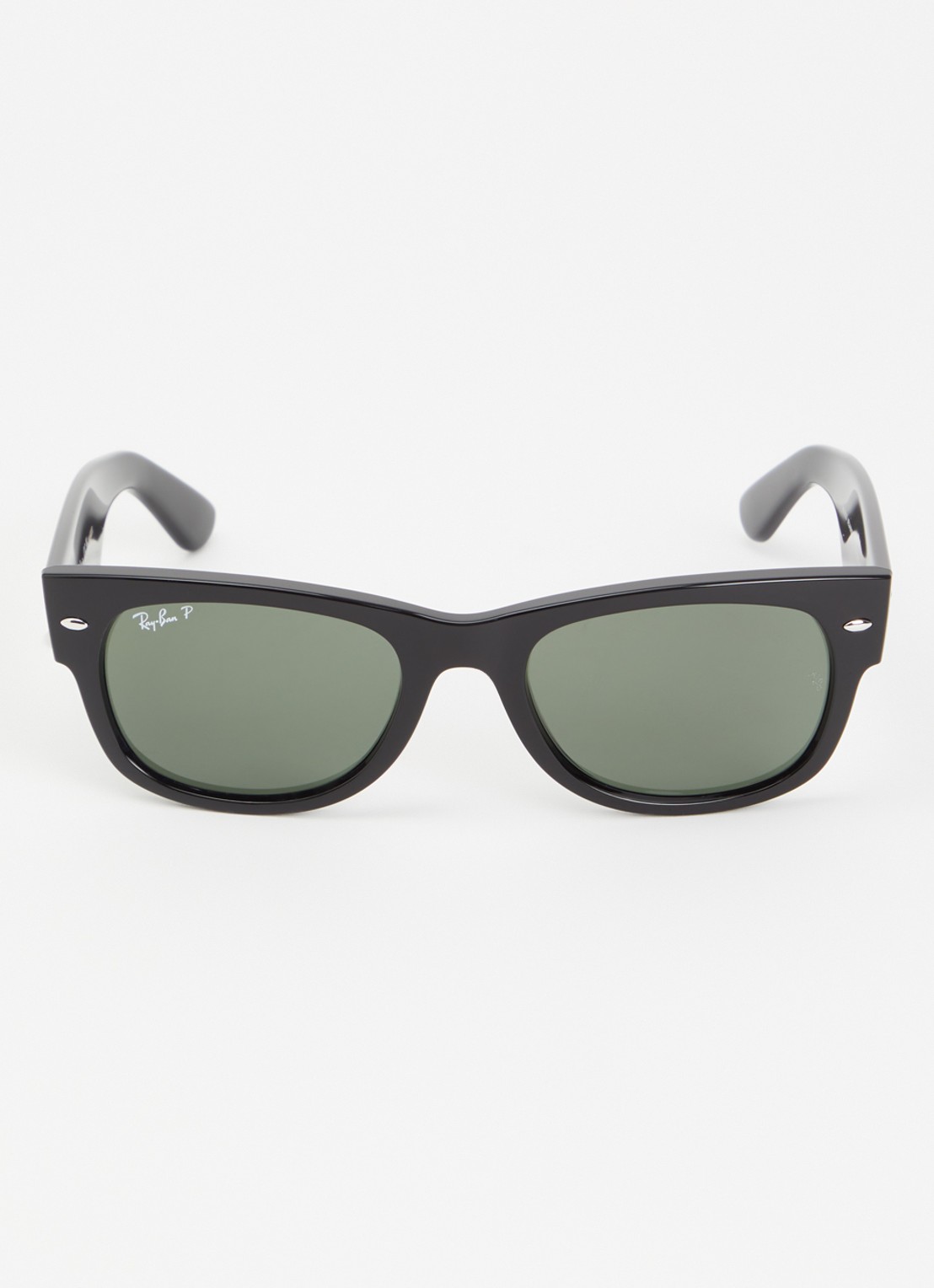Ray-Ban Mega Wayfarer II zonnebril gepolariseerd RB0832S - detail zwart