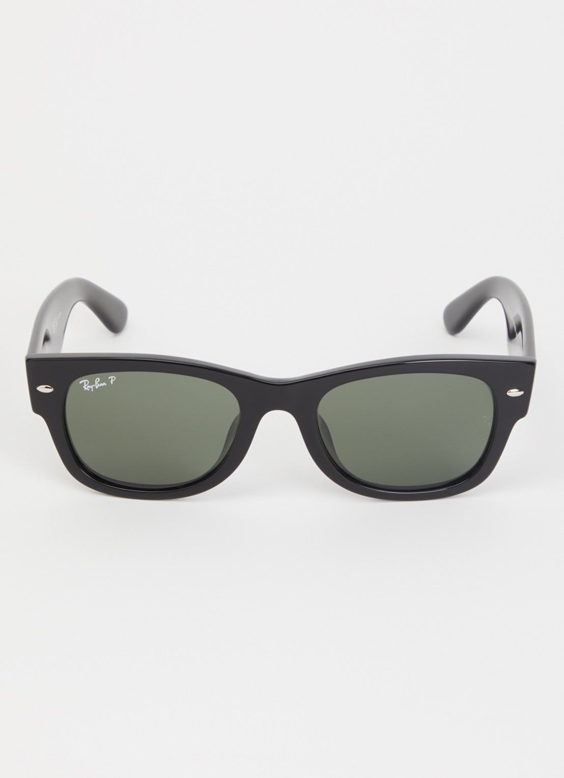 Ray-Ban Mega Wayfarer II zonnebril gepolariseerd RB0832SF - detail zwart