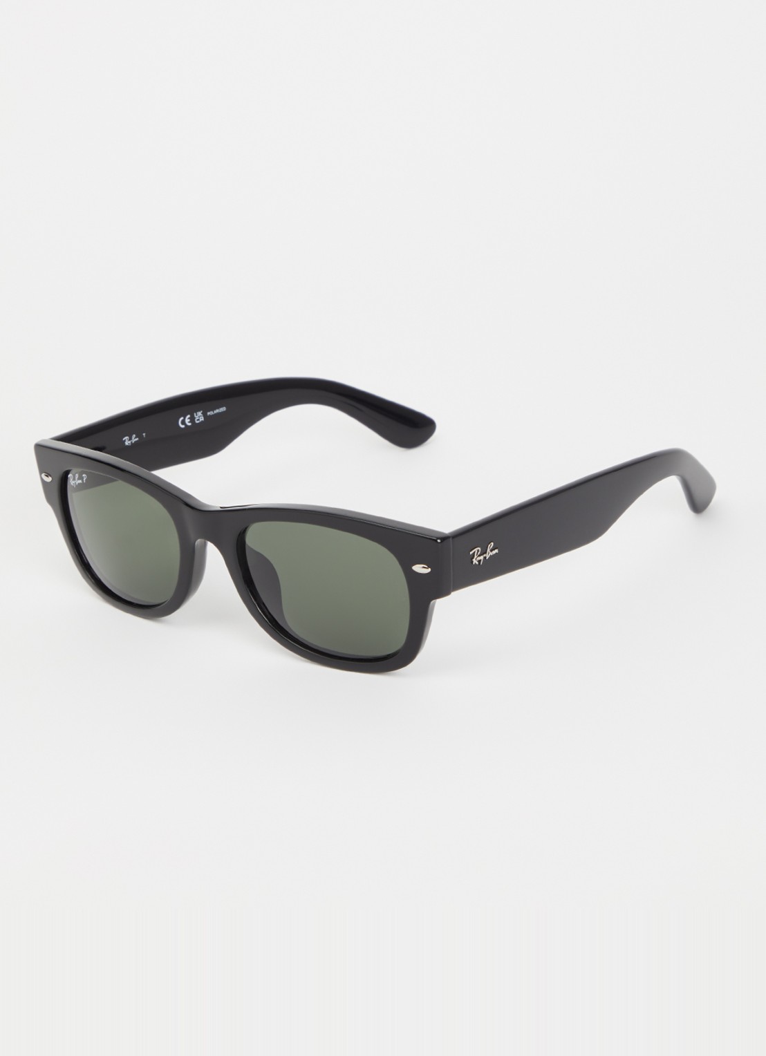 Ray-Ban Mega Wayfarer II zonnebril gepolariseerd RB0832SF - voorkant 4 zwart