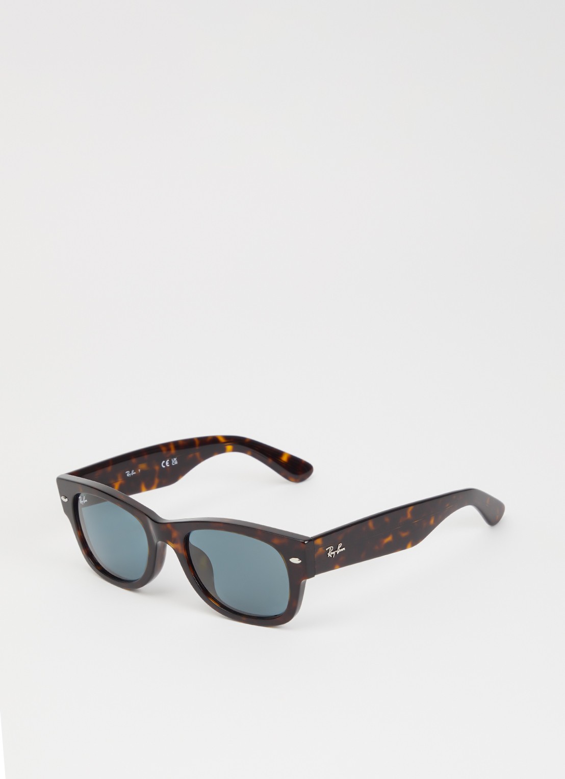 Ray-Ban Mega Wayfarer II zonnebril RB0832SF - detail 2 donkerbruin