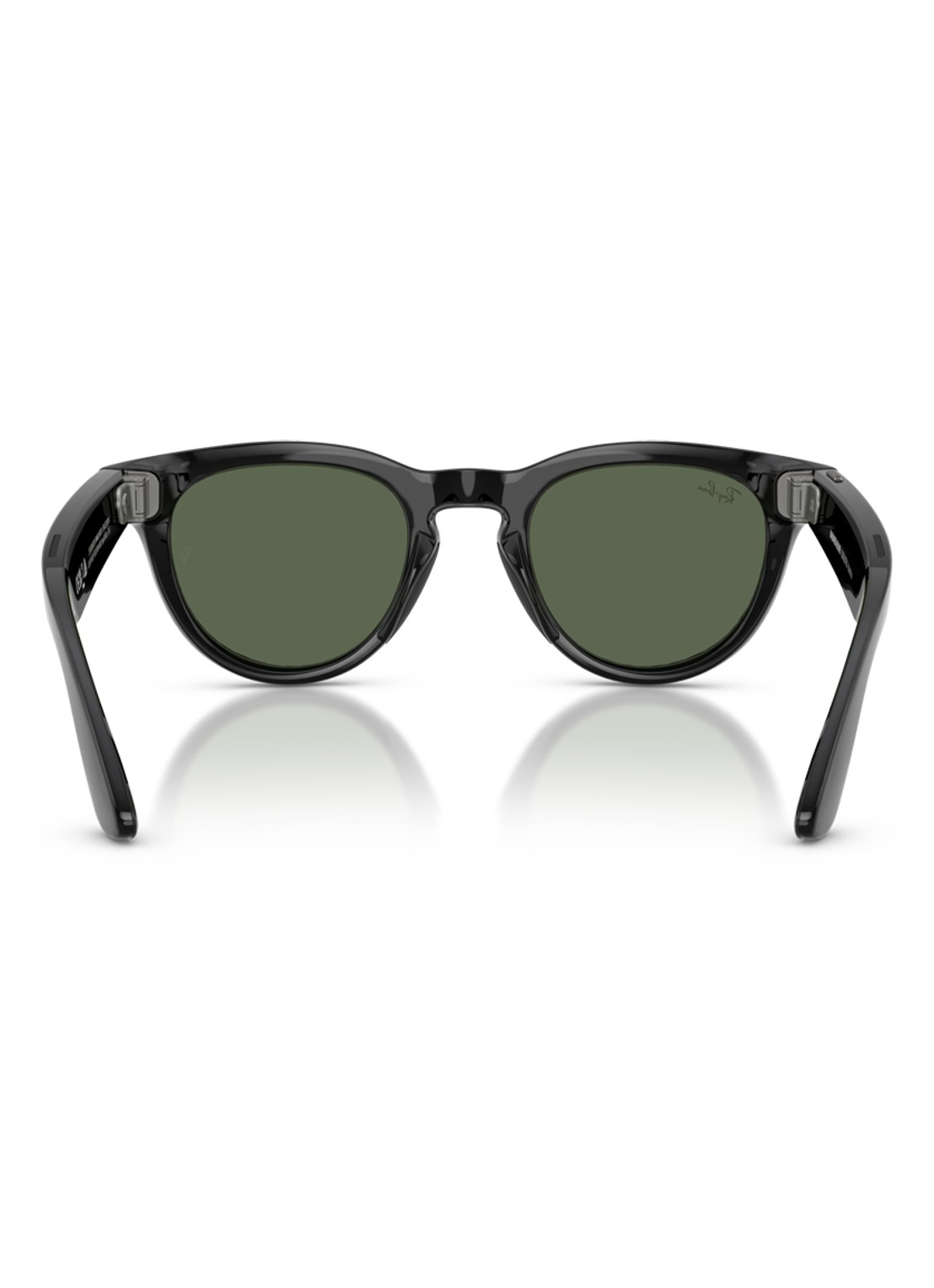 Ray-Ban Meta Low Bridge Fit Headliner zonnebril RW4013F - achterkant 2 zwart-01