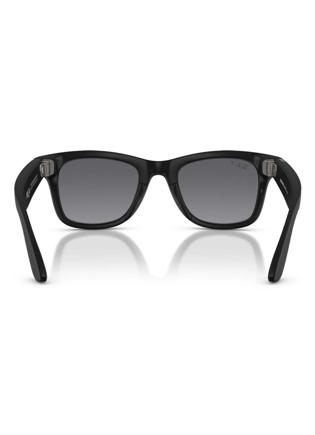 Ray-Ban Meta Wayfarer zonnebril gepolariseerd RW4012 - achterkant zwart