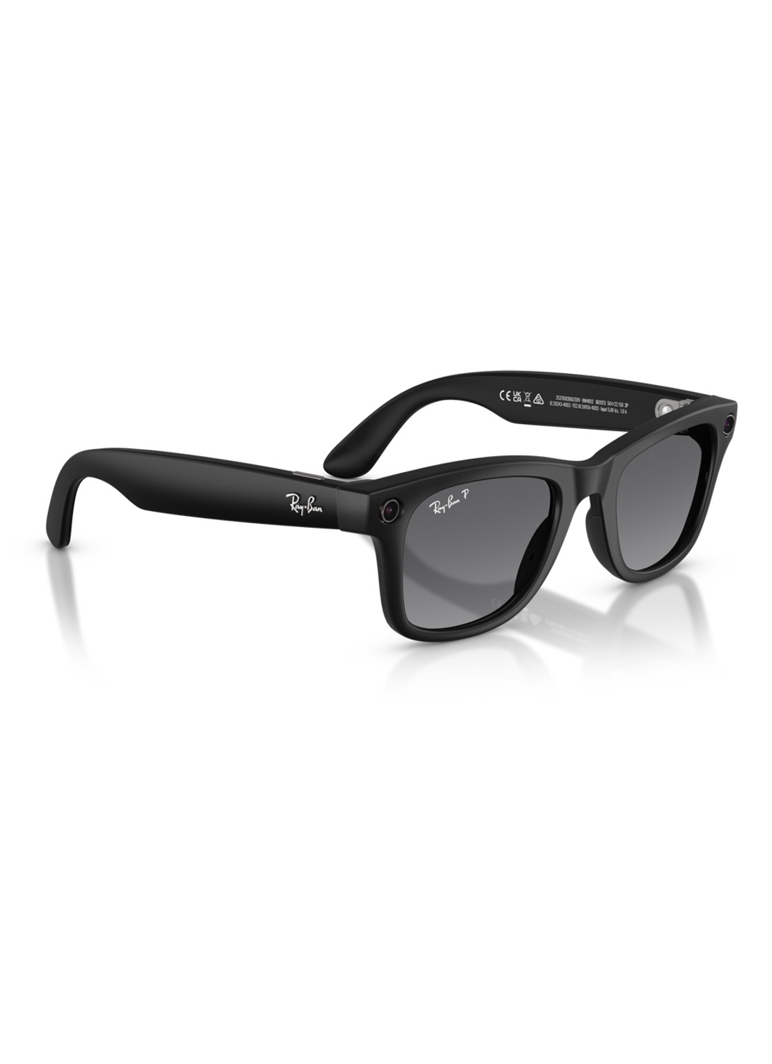 Ray-Ban Meta Wayfarer zonnebril gepolariseerd RW4012 - detail 4 zwart