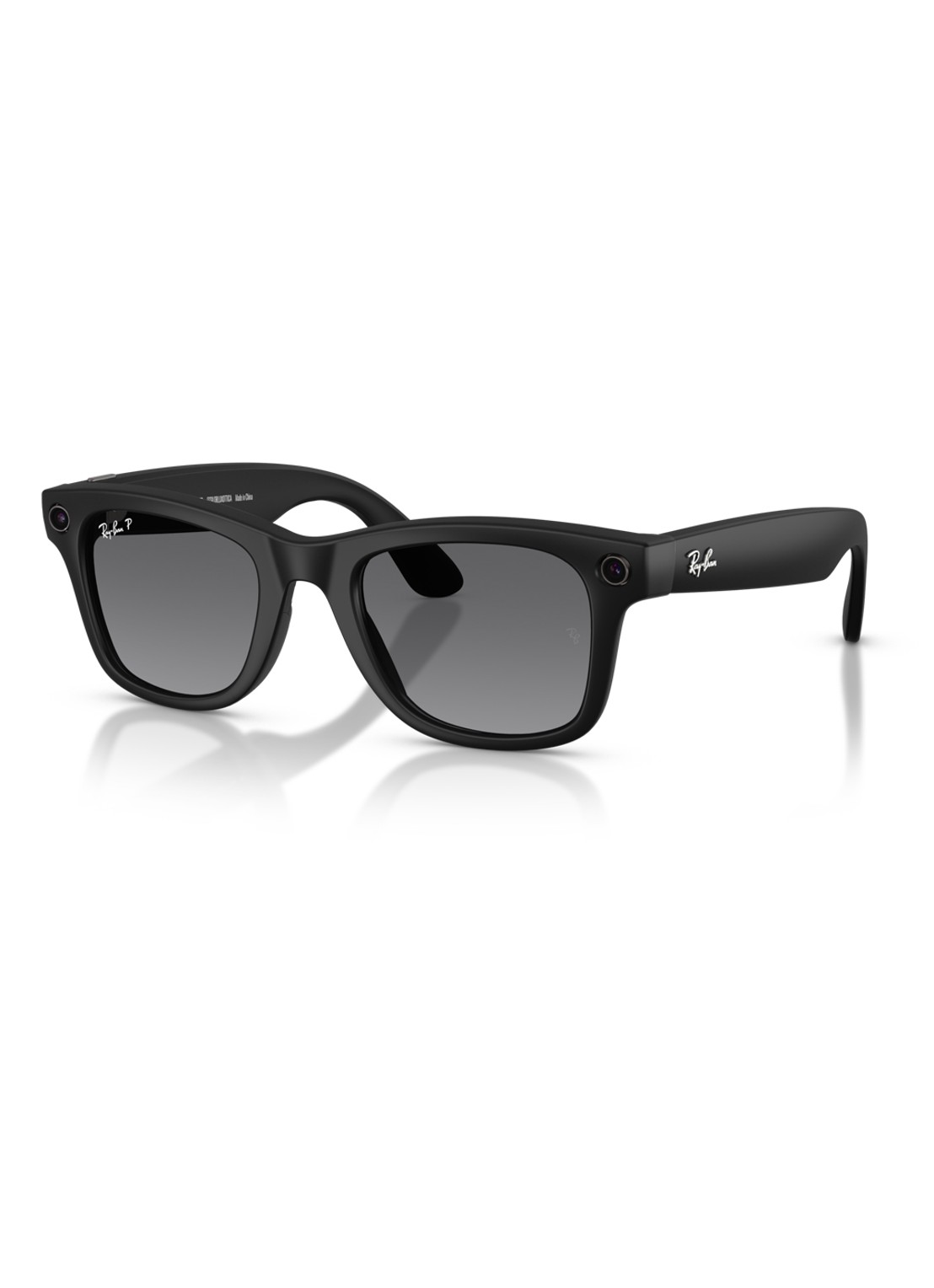 Ray-Ban Meta Wayfarer zonnebril gepolariseerd RW4012 - detail 6 zwart
