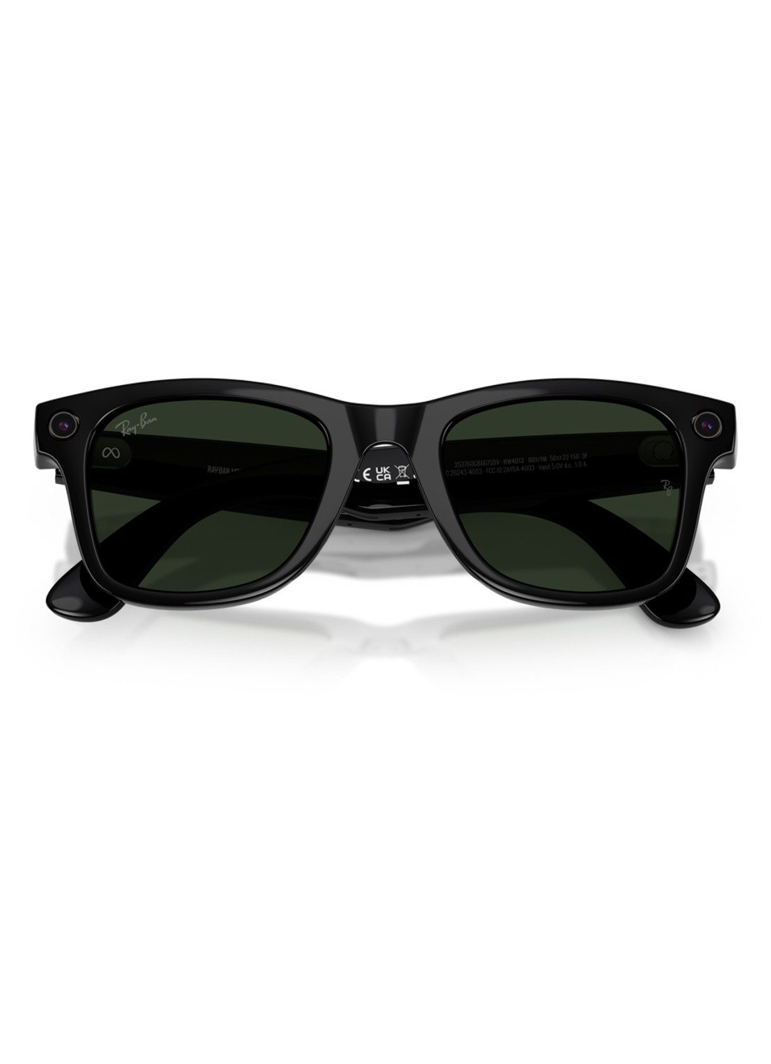 Ray-Ban Meta Wayfarer zonnebril RW4012 - detail 2 zwart-07