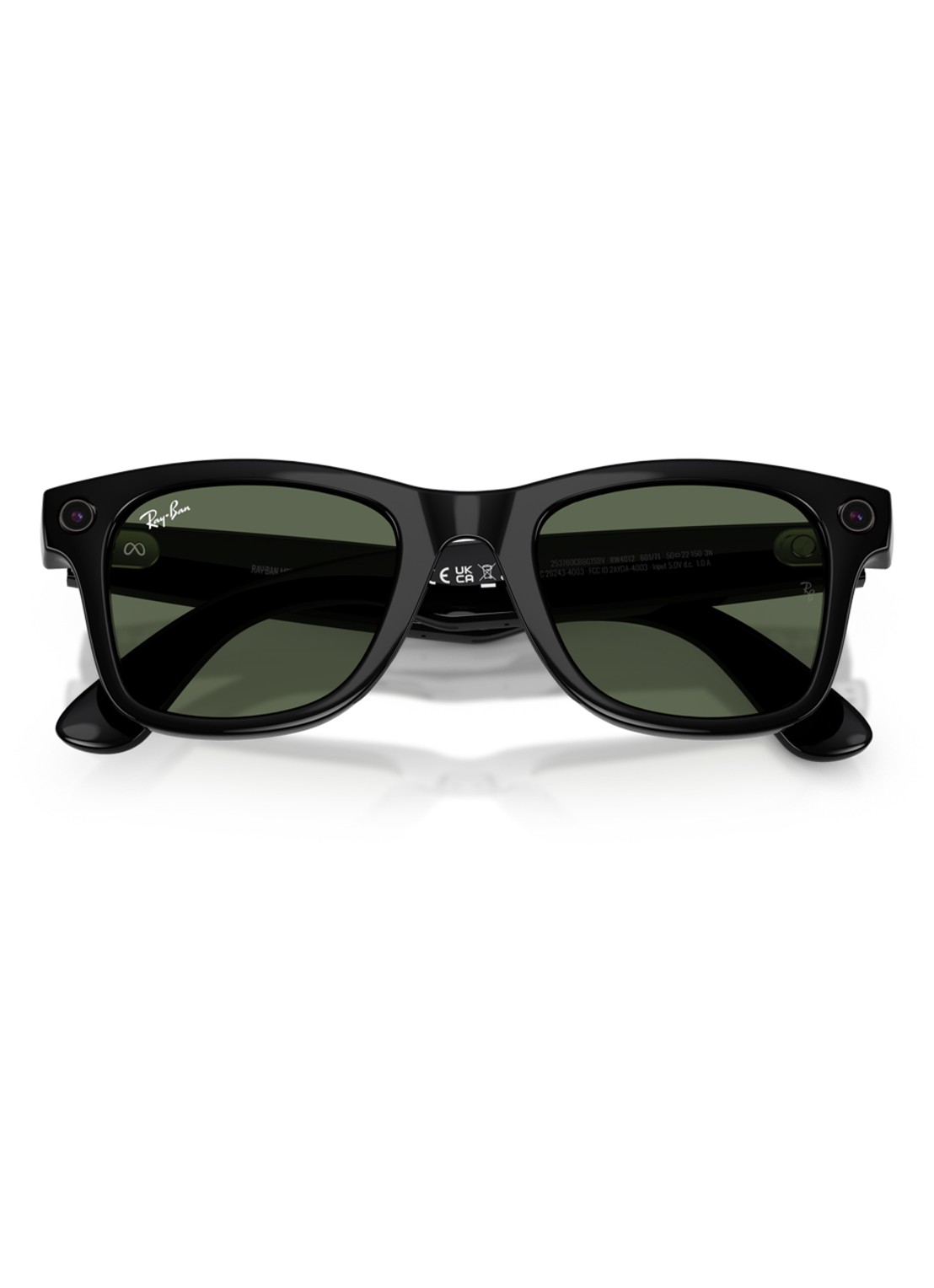 Ray-Ban Meta Wayfarer zonnebril RW4012 - detail zwart-04