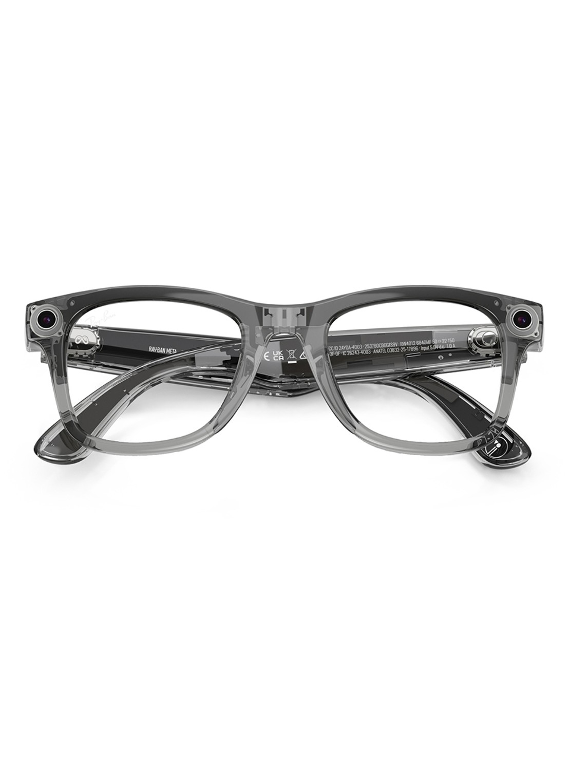 Ray-Ban Meta Wayfarer zonnebril RW4012 - detail 5 grijs