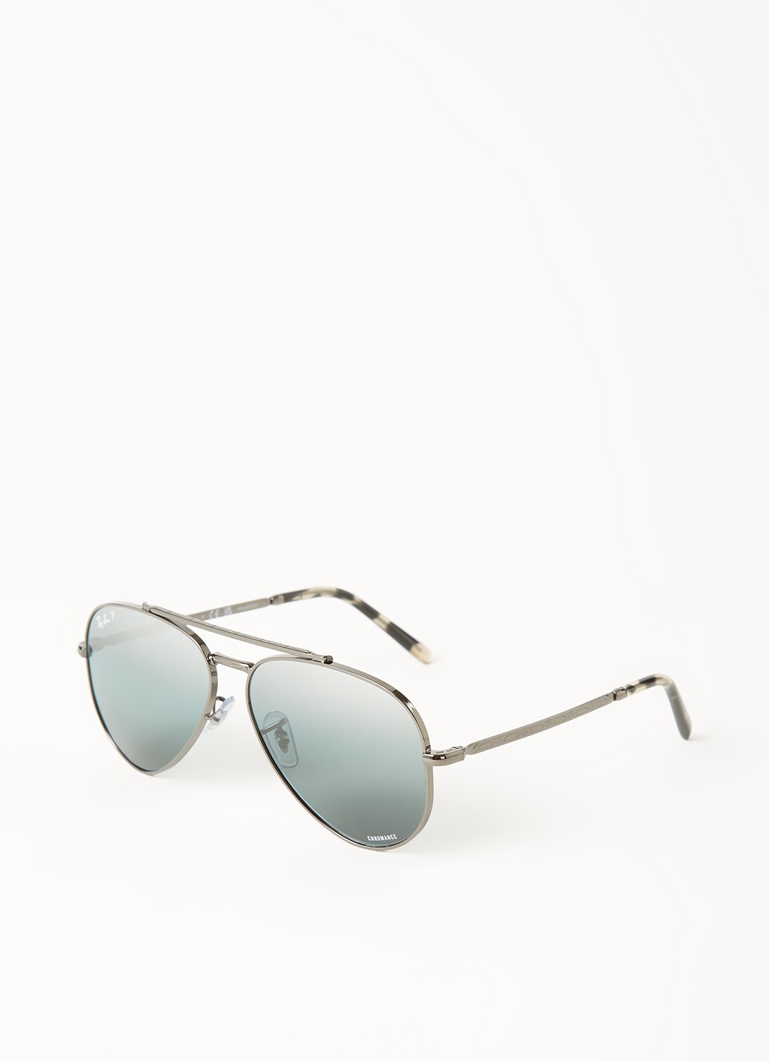 Ray-Ban New Aviator zonnebril gepolariseerd RB3625 - voorkant antraciet