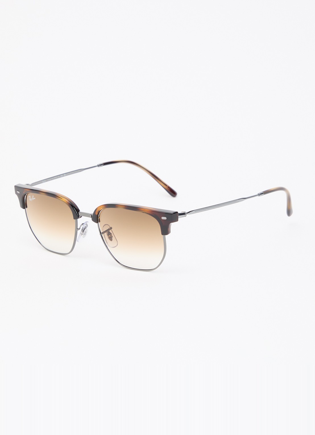 Ray-Ban New Clubmaster zonnebril RB4416  - voorkant 4 bruin