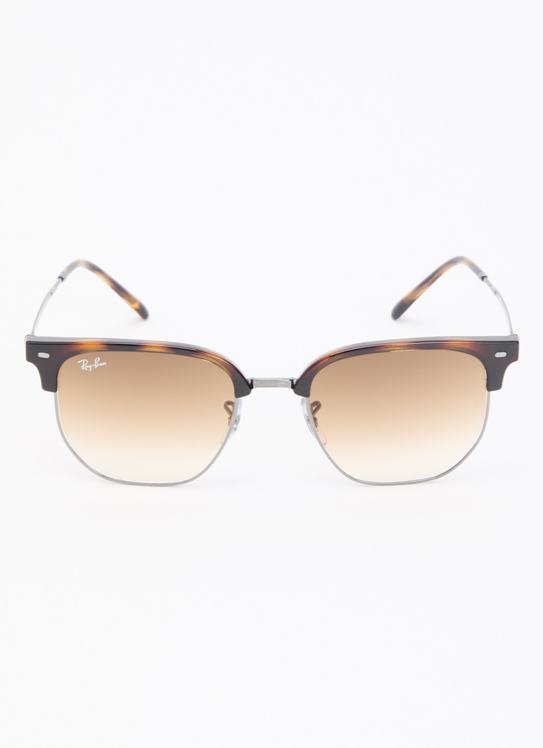 Ray-Ban New Clubmaster zonnebril RB4416 - detail bruin