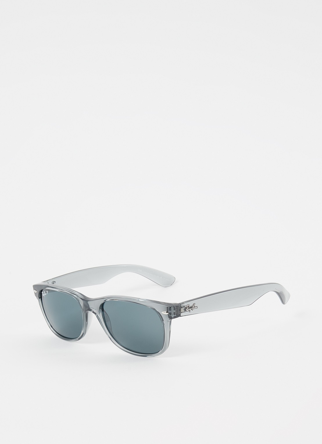 Ray-Ban New Wayfarer Classic zonnebril gepolariseerd RB2132 - voorkant 3 grijs