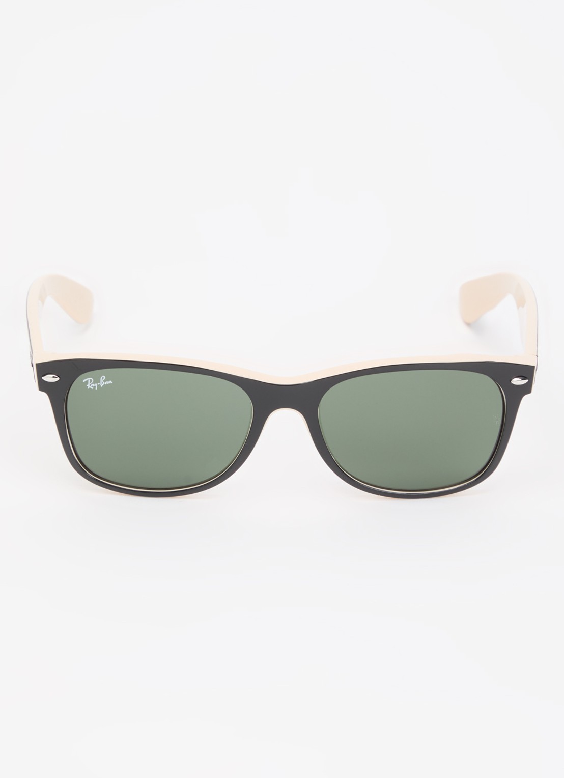 Ray-Ban New Wayfarer zonnebril RB2132 - detail 2 beige