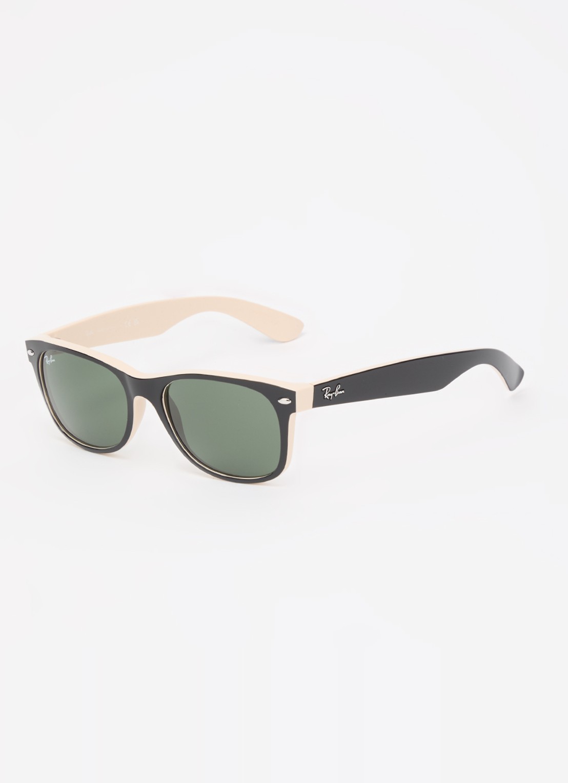 Ray-Ban New Wayfarer zonnebril RB2132 - voorkant beige
