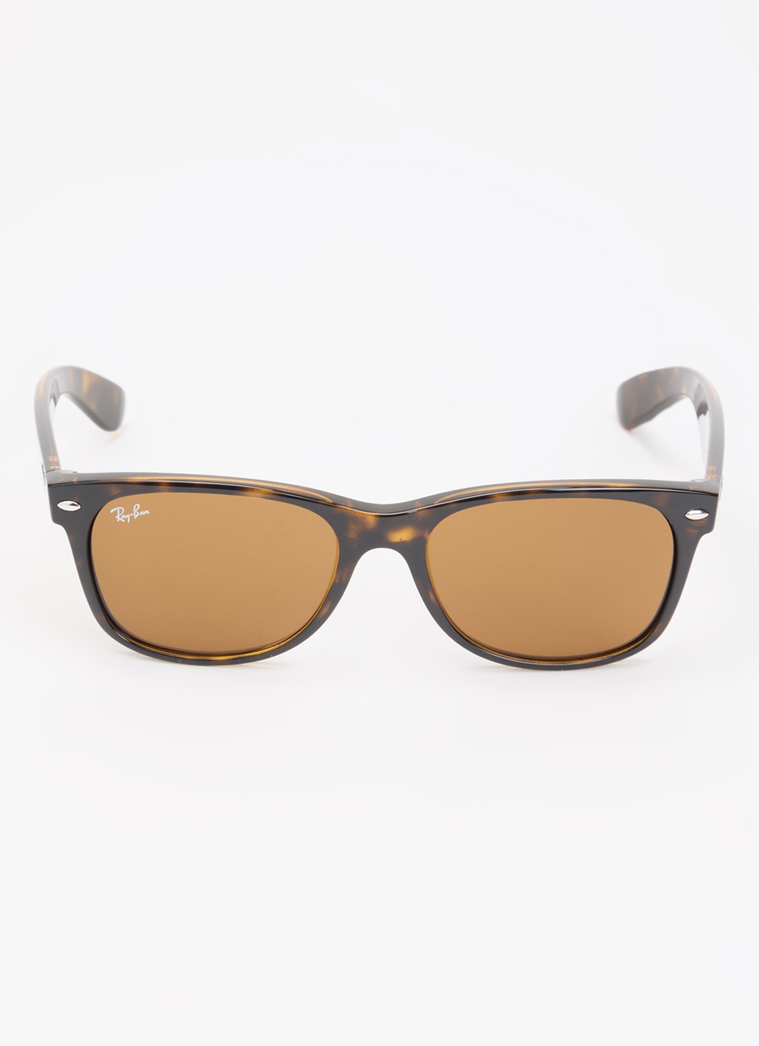 Ray-Ban New Wayfarer zonnebril RB2132 - detail donkerbruin
