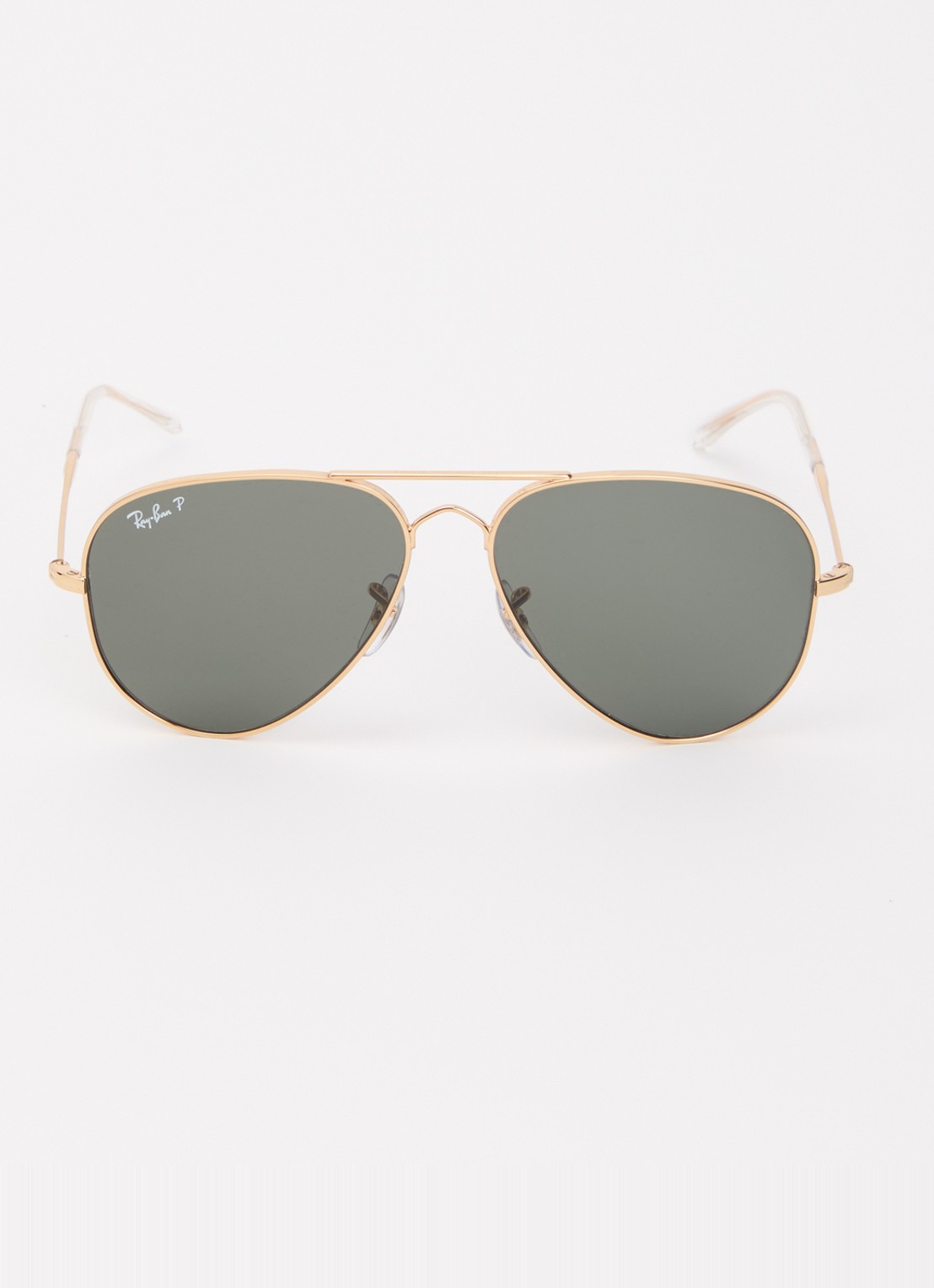 Ray-Ban Old Aviator zonnebril gepolariseerd RB3825 - detail goud