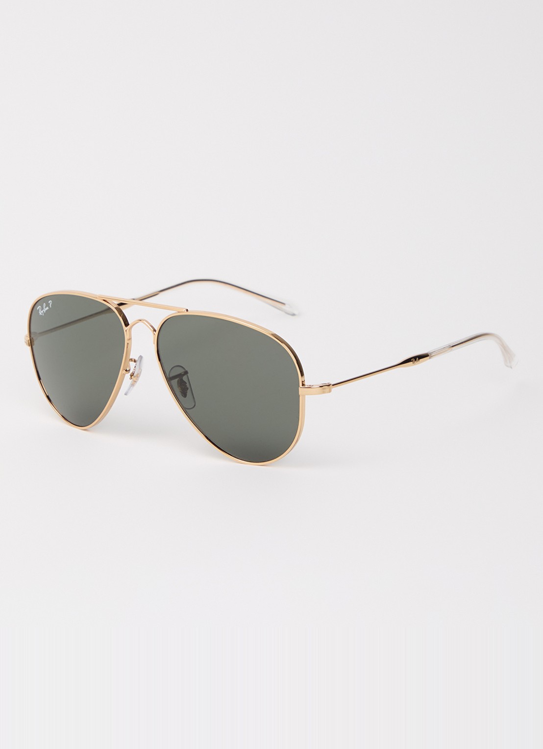 Ray-Ban Old Aviator zonnebril gepolariseerd RB3825 - voorkant 4 goud