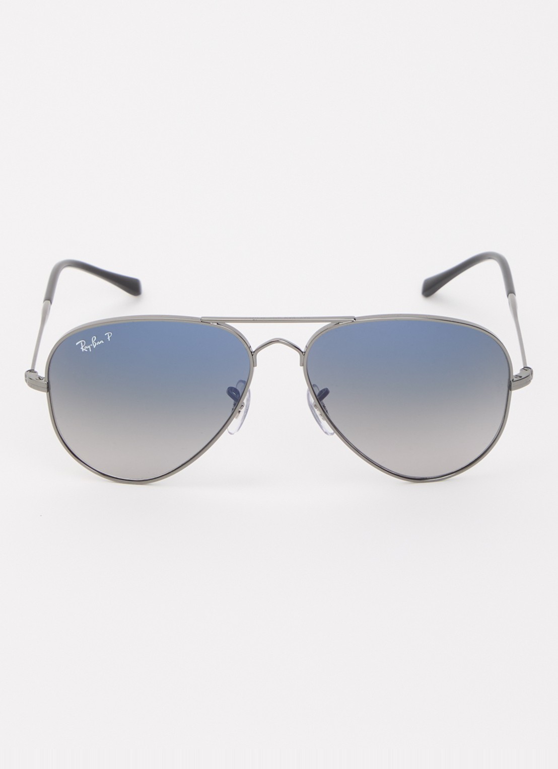 Ray-Ban Old Aviator zonnebril gepolariseerd RB3825 - detail zilver
