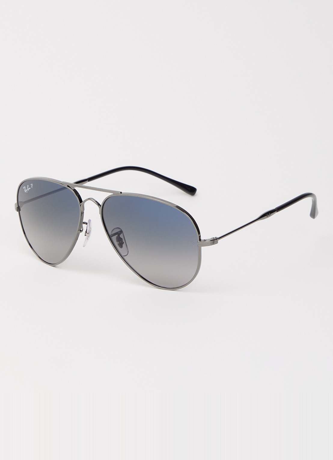 Ray-Ban Old Aviator zonnebril gepolariseerd RB3825 - voorkant 4 zilver
