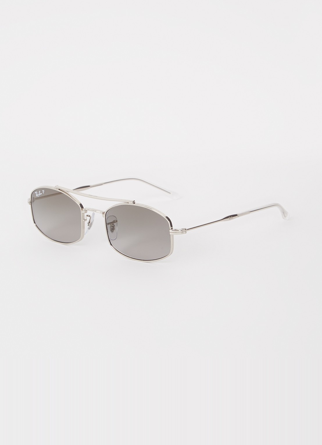 Ray-Ban Piloten zonnebril gepolariseerd RB3719 - voorkant zilver