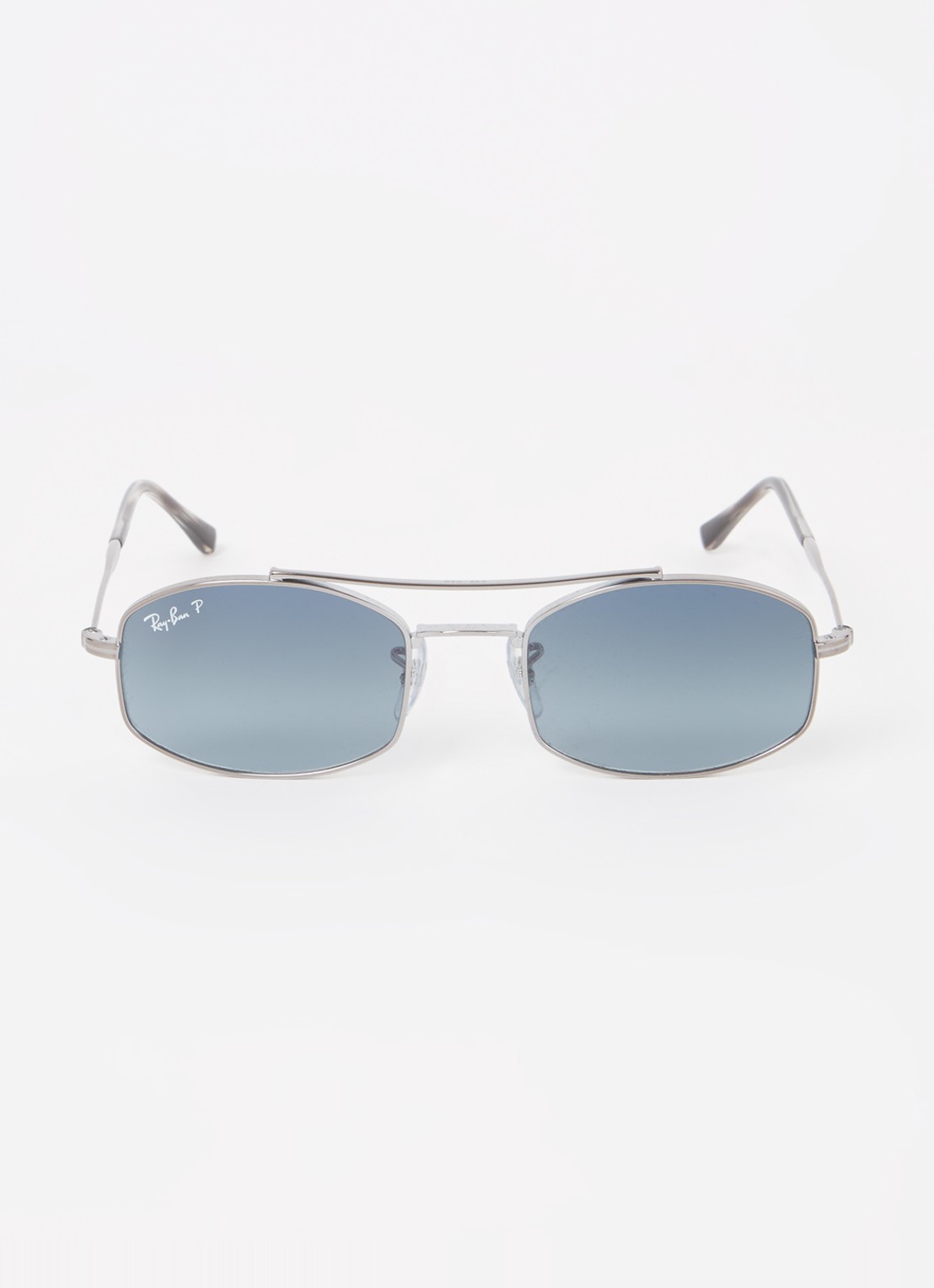 Ray-Ban Piloten zonnebril gepolariseerd RB3719 - detail 3 zilver