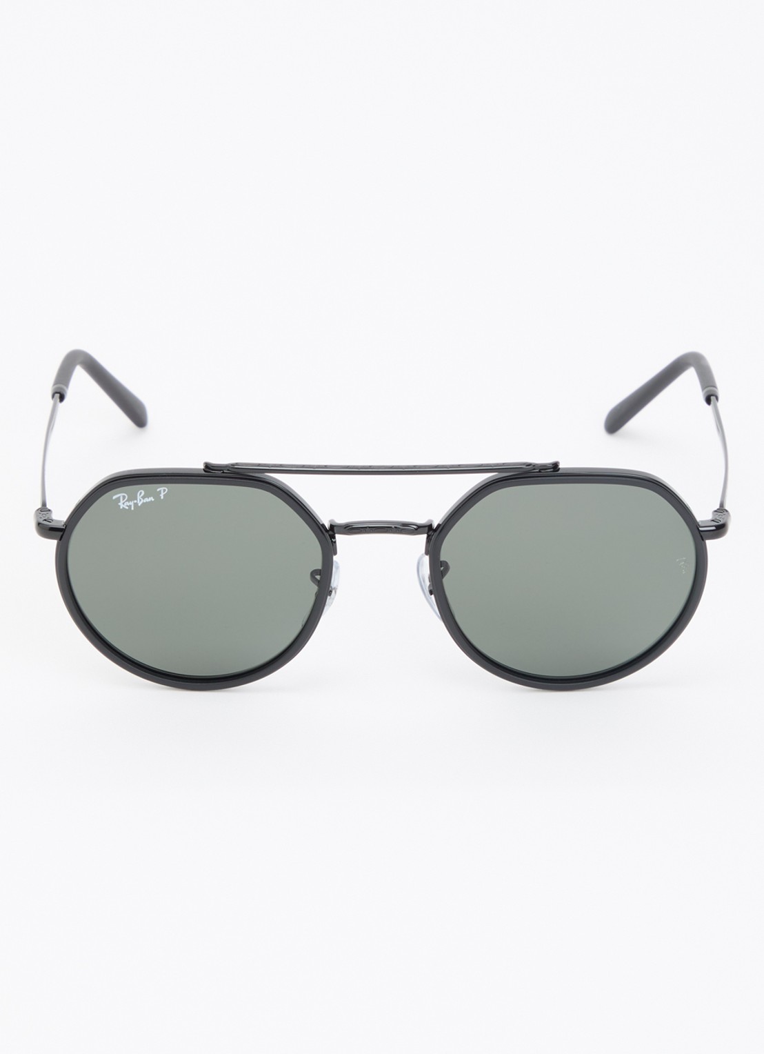 Ray-Ban Piloten zonnebril gepolariseerd RB3765 - detail 2 zwart