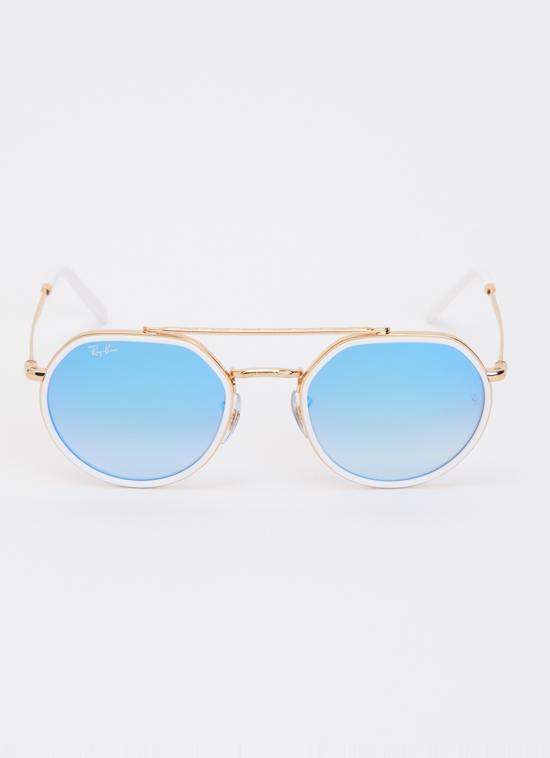 Ray-Ban Piloten zonnebril RB3765 - detail 2 wit