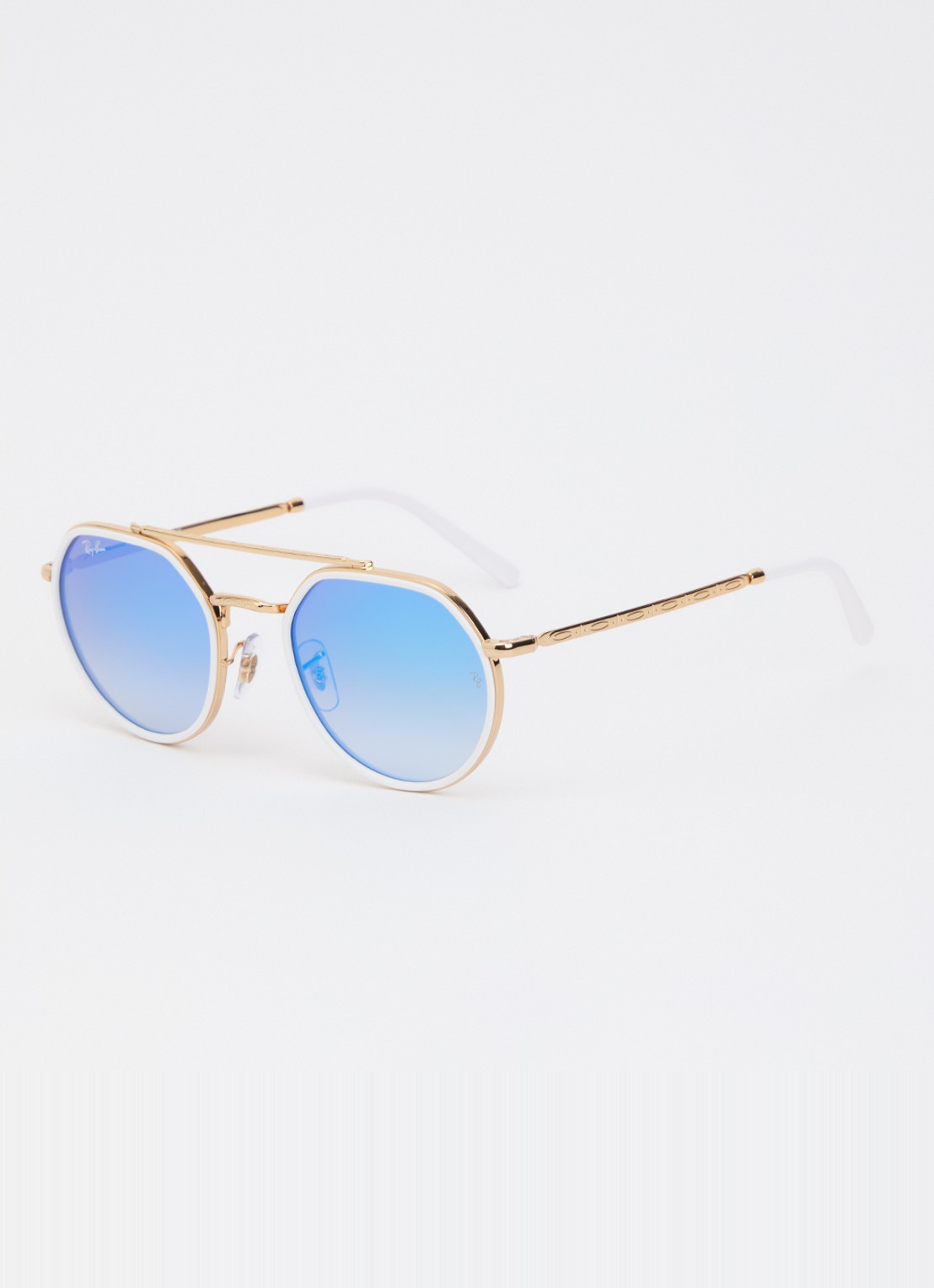 Ray-Ban Piloten zonnebril RB3765 - voorkant wit