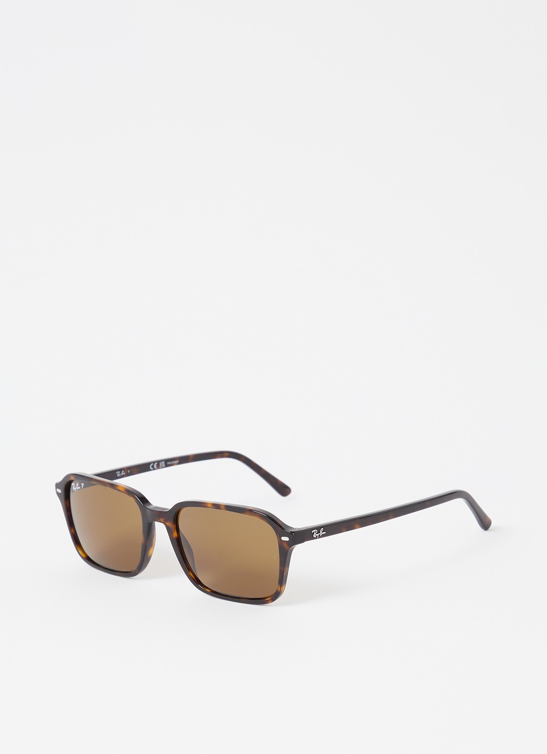 Ray-Ban Raimond zonnebril gepolariseerd RB2231 - voorkant donkerbruin