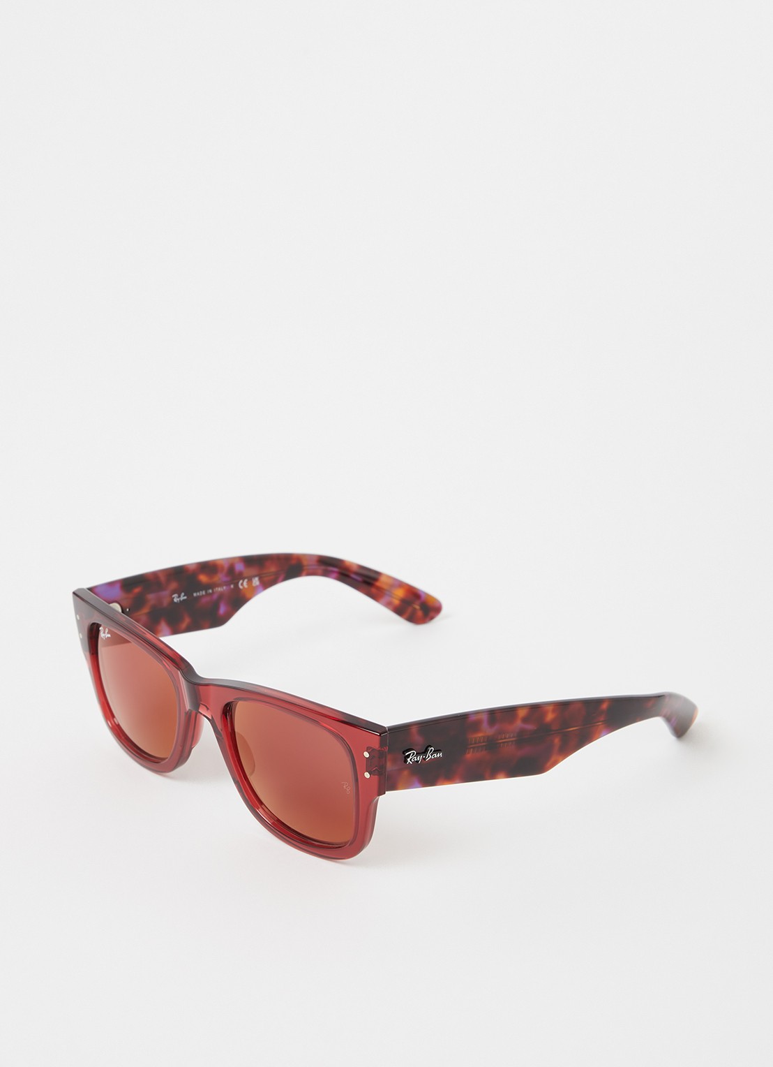 Ray-Ban Ray-Ban *RB0840S MEGA WAYFARER - voorkant bordeauxrood