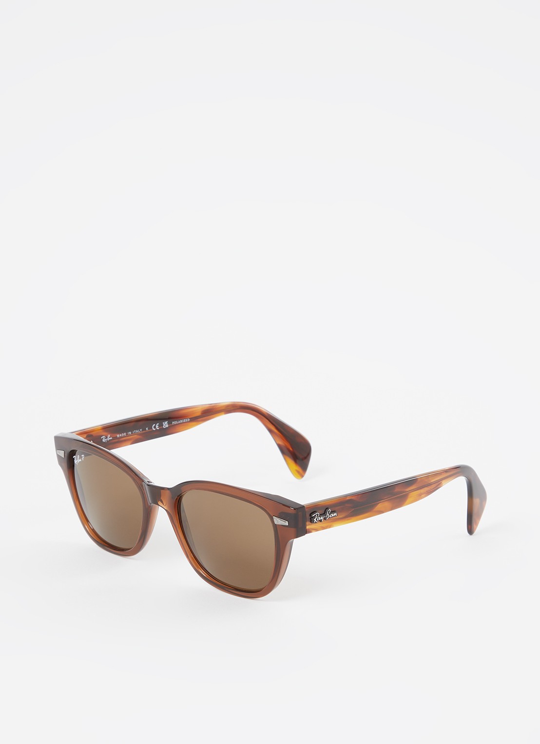 Ray-Ban Ray-Ban *RB0880S  BRN SHN GRY - voorkant oranjebruin