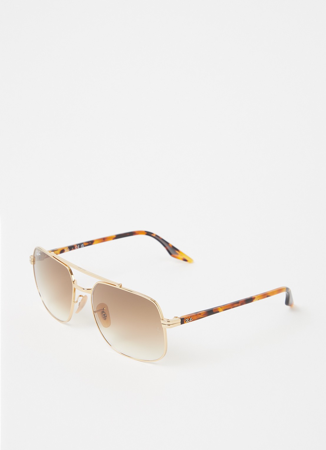 Ray-Ban Ray-Ban *RB3699  GLD SHN BRN G - voorkant goud