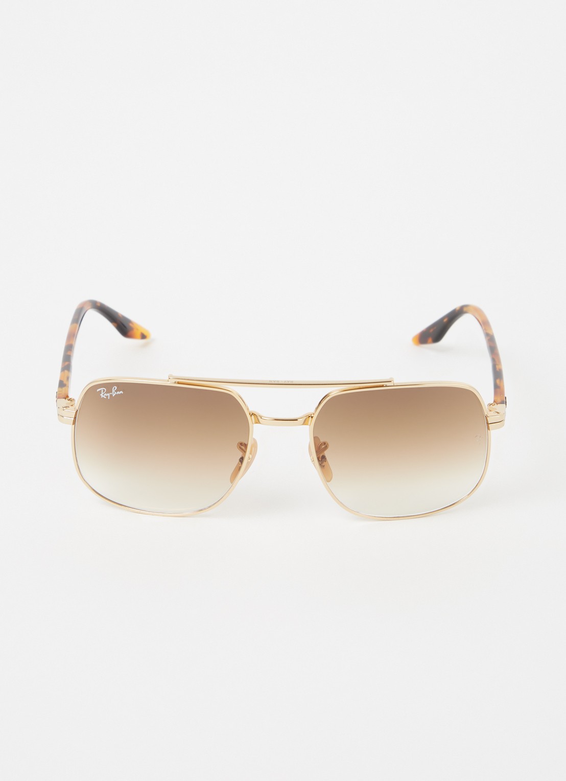 Ray-Ban Ray-Ban *RB3699  GLD SHN BRN G - voorkant 2 goud
